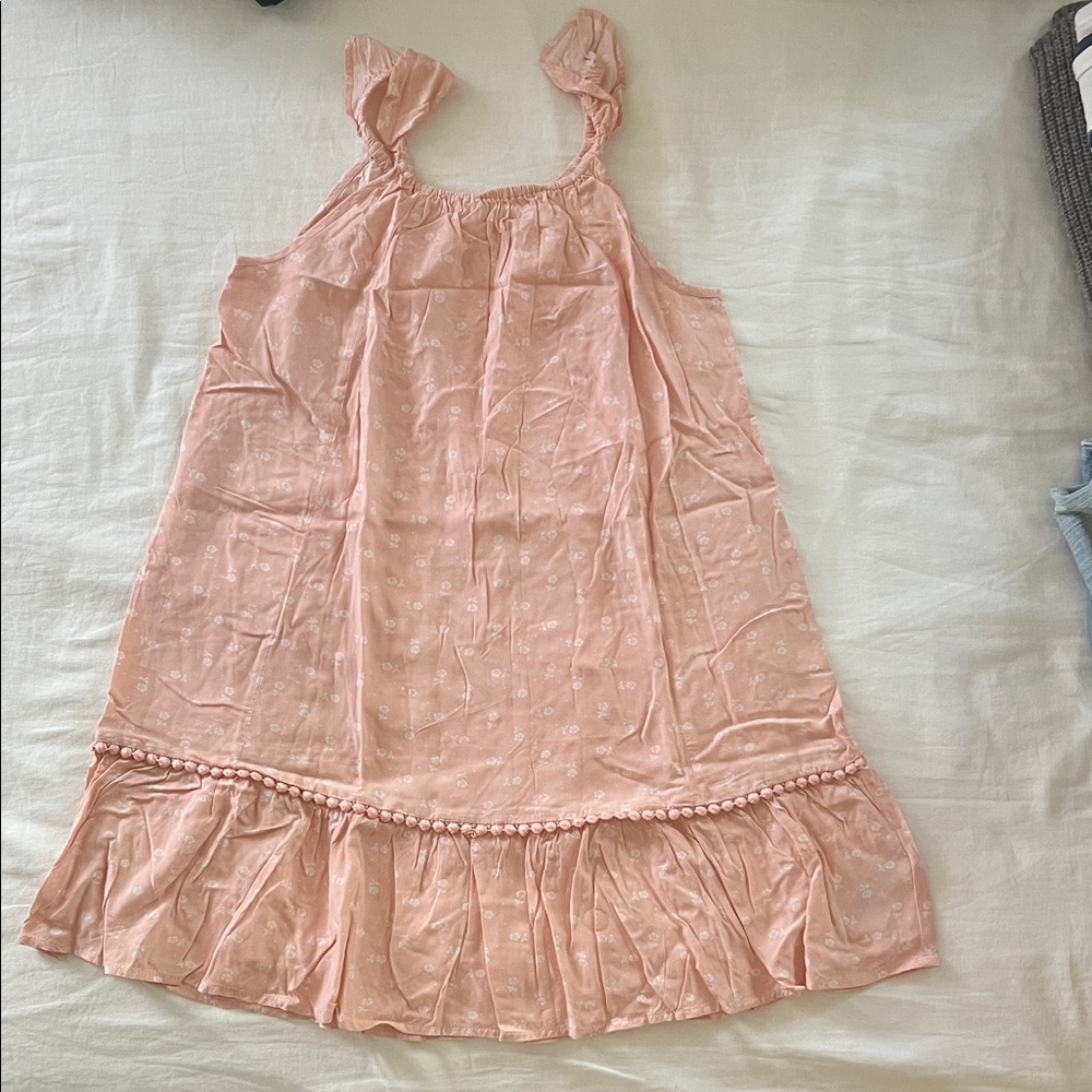 GAP Light Pink Ruffle Hem Kids Dress